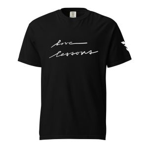 Love Lessons with Rhymefest Logo on Sleeve - unisex garment-dyed heavyweight t-shirt
